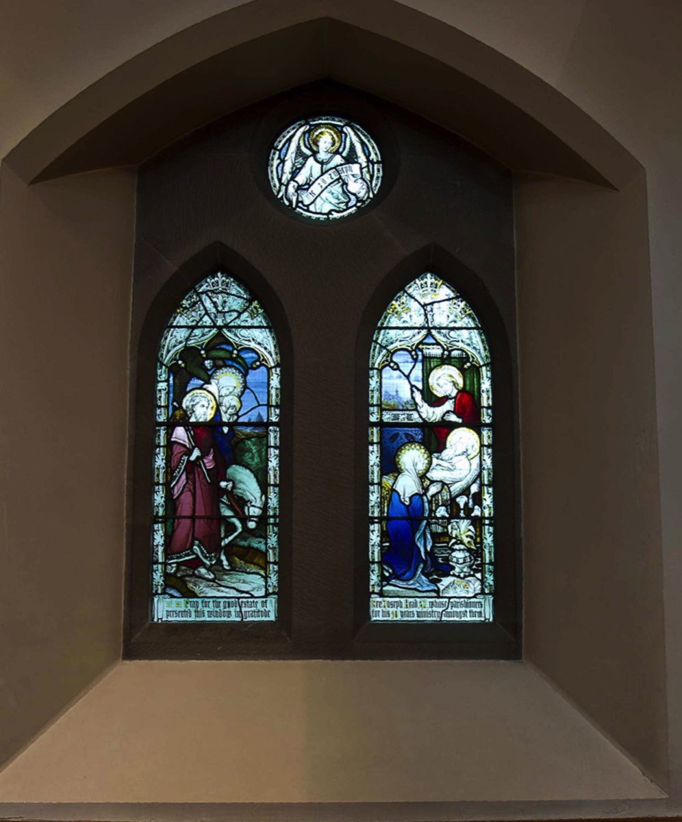 Stained glass window