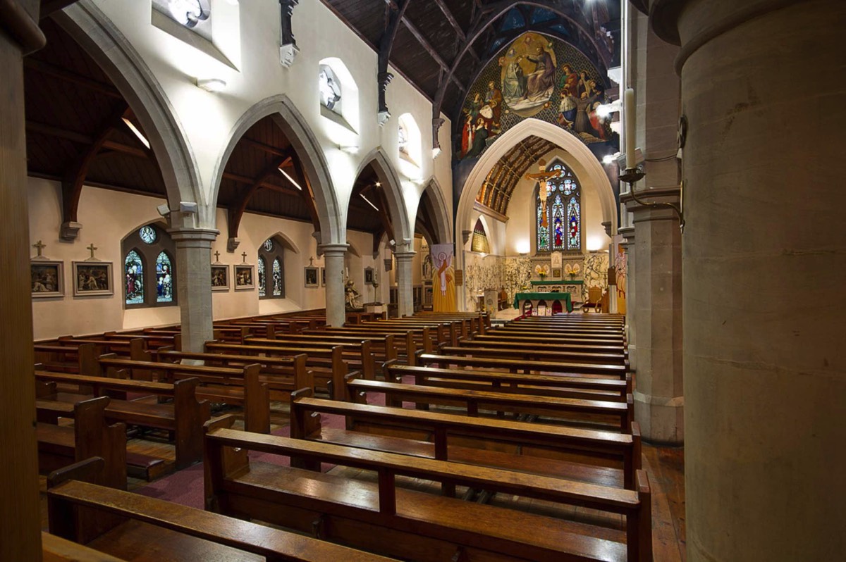 Church centre from right rear side