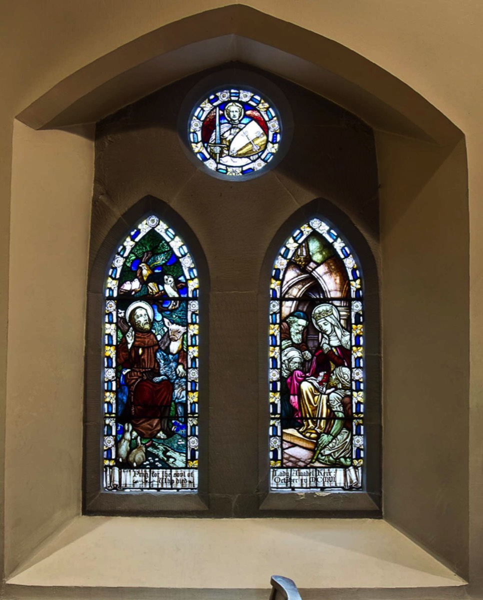Stained glass window