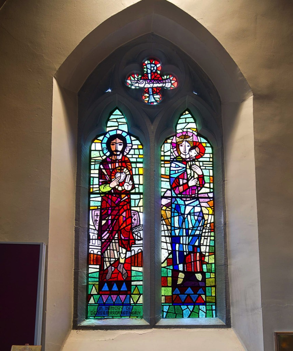 Stained glass window
