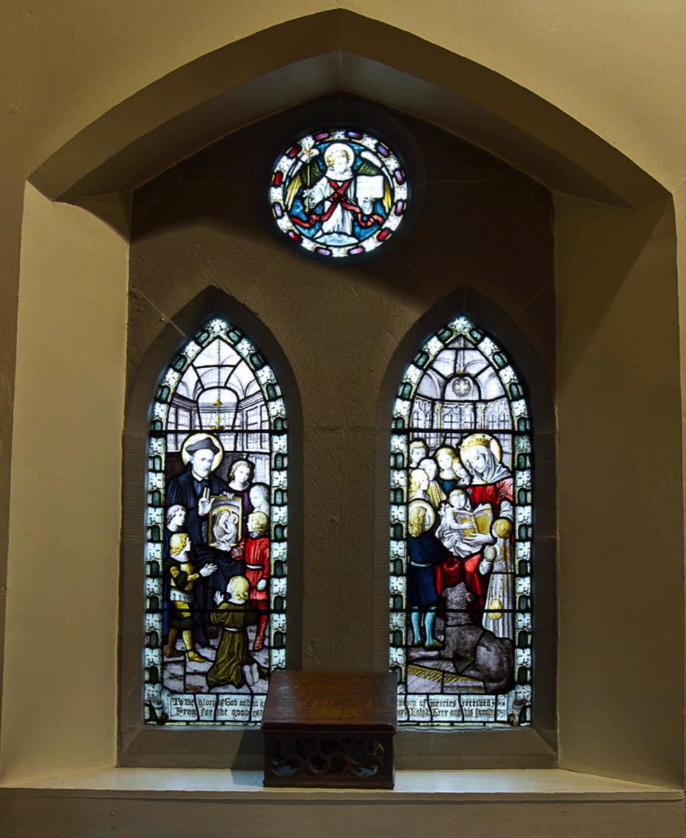Stained glass window