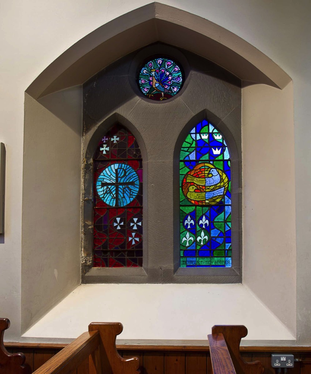 Stained glass window