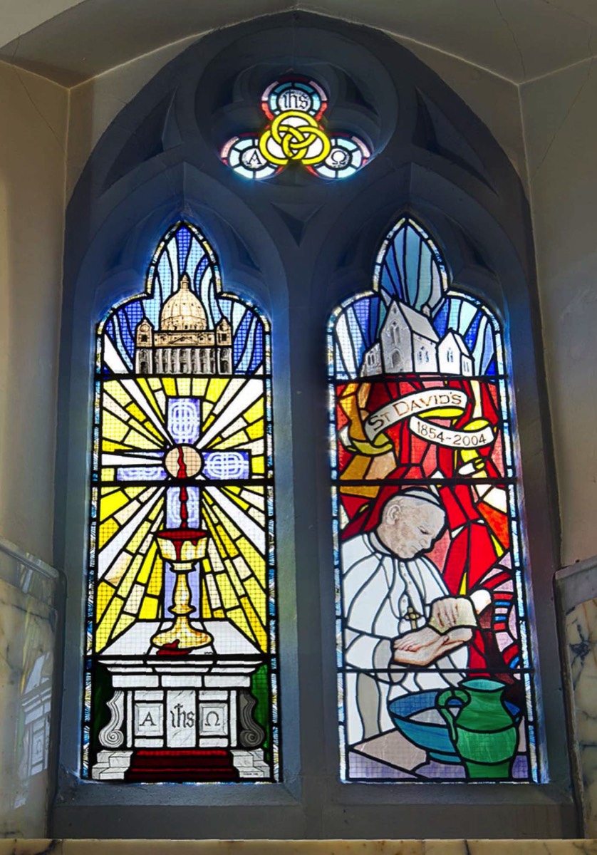 150 years celebration window
