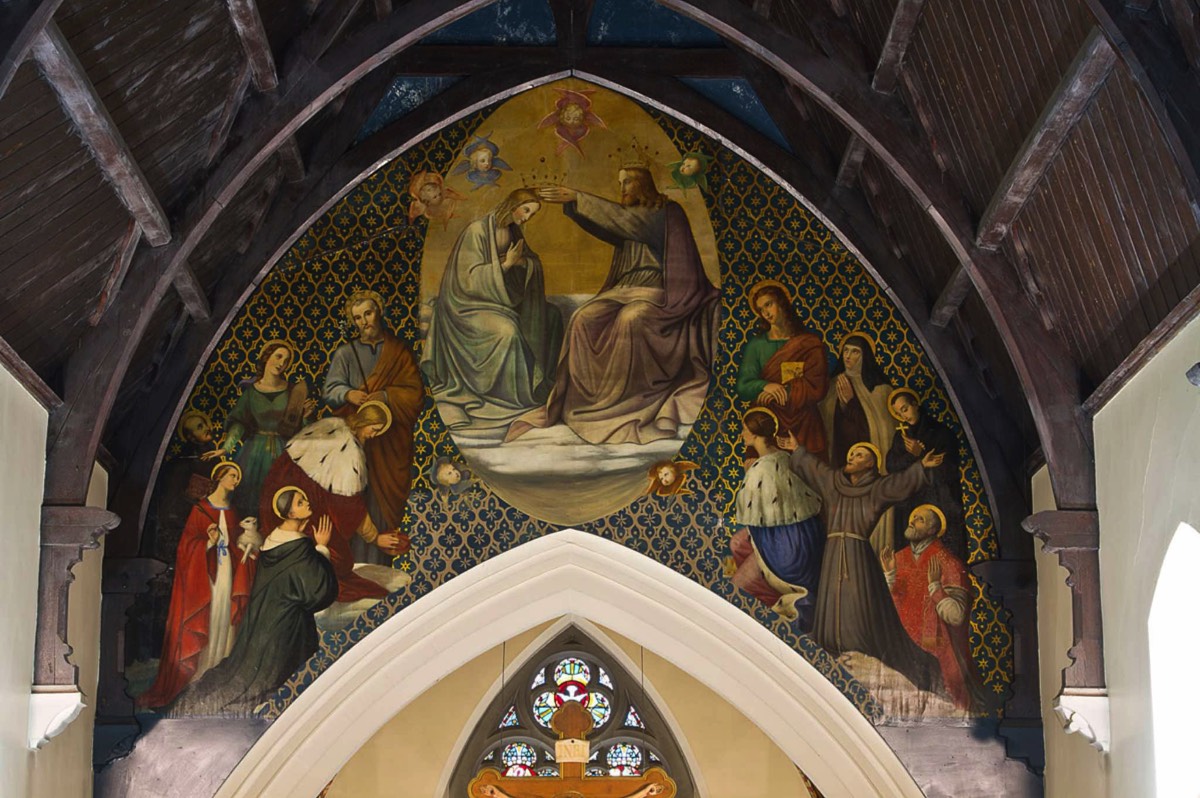Close up of mural